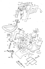 Replacement Parts Diagram and Parts List for 82530  Black and Decker Lawn Mower